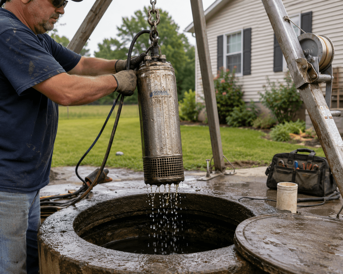 submersible pump not pumping water